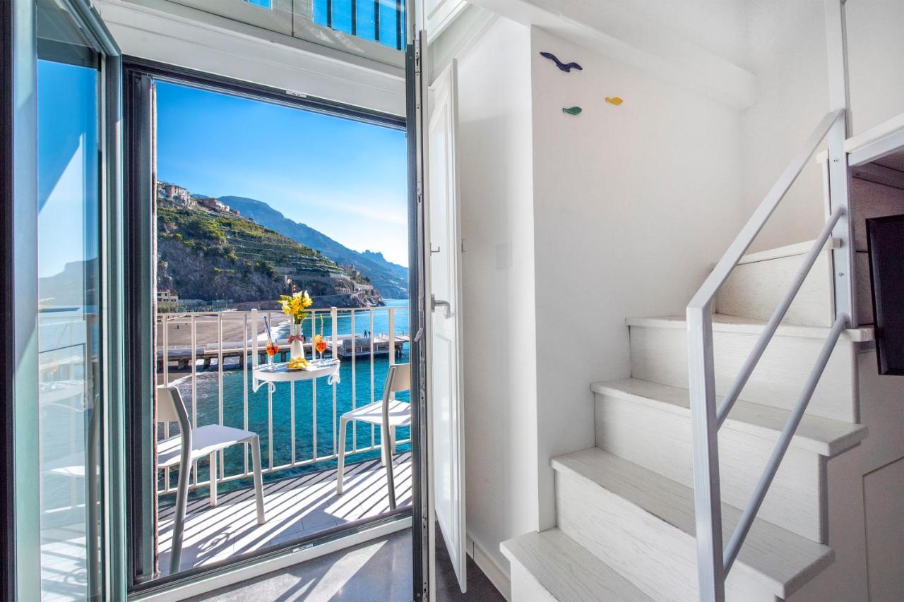 Appartement Il Nido Del Gabbiano à Minori Extérieur photo