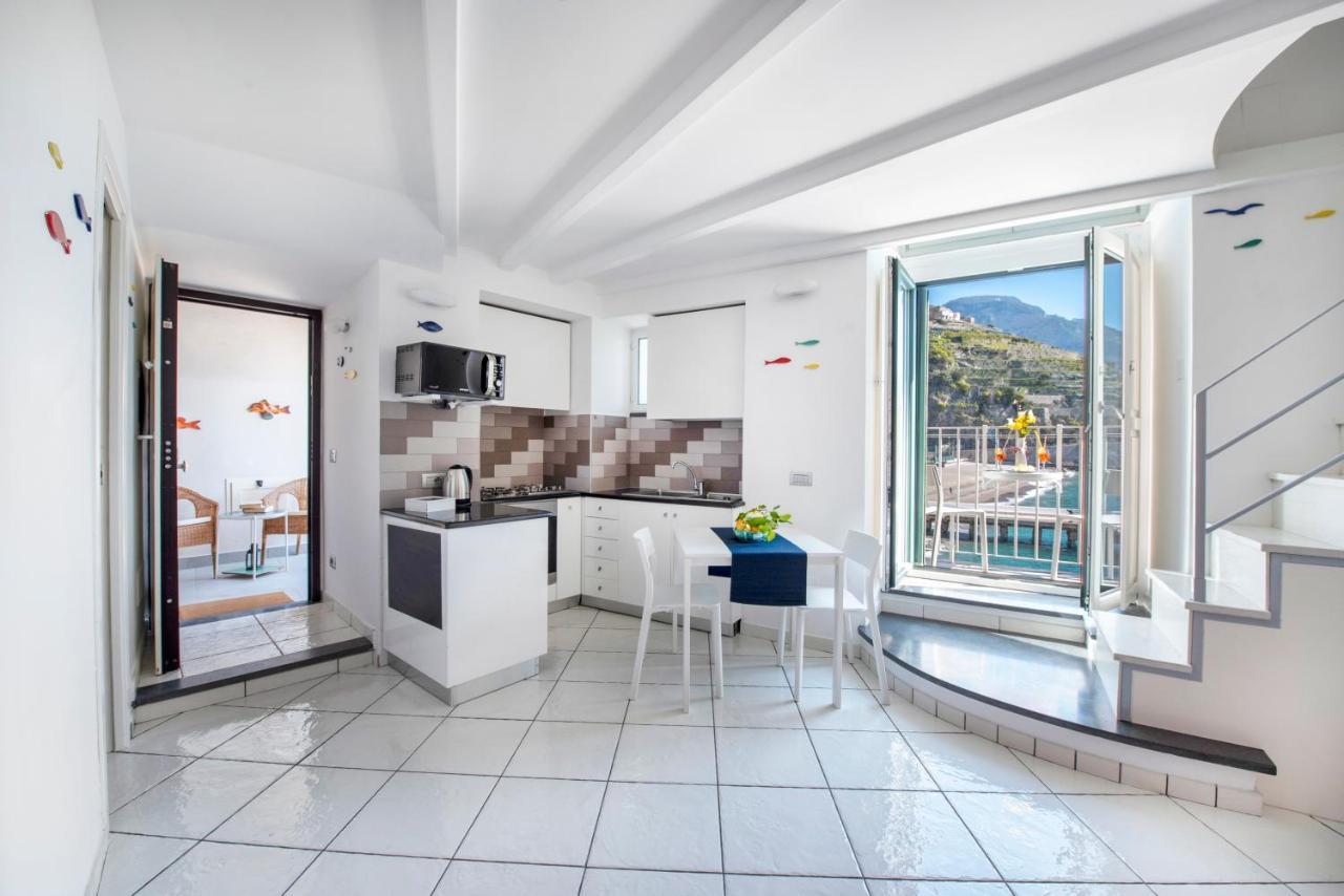 Appartement Il Nido Del Gabbiano à Minori Extérieur photo
